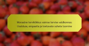 Moraalne terviklikkus vaimse tervise valdkonnas: Usalduse, empaatia ja toetavate suhete loomine