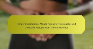 Temper Expectations: Mõista vaimse tervise väljakutseid, arendada vastupidavust ja otsida toetust